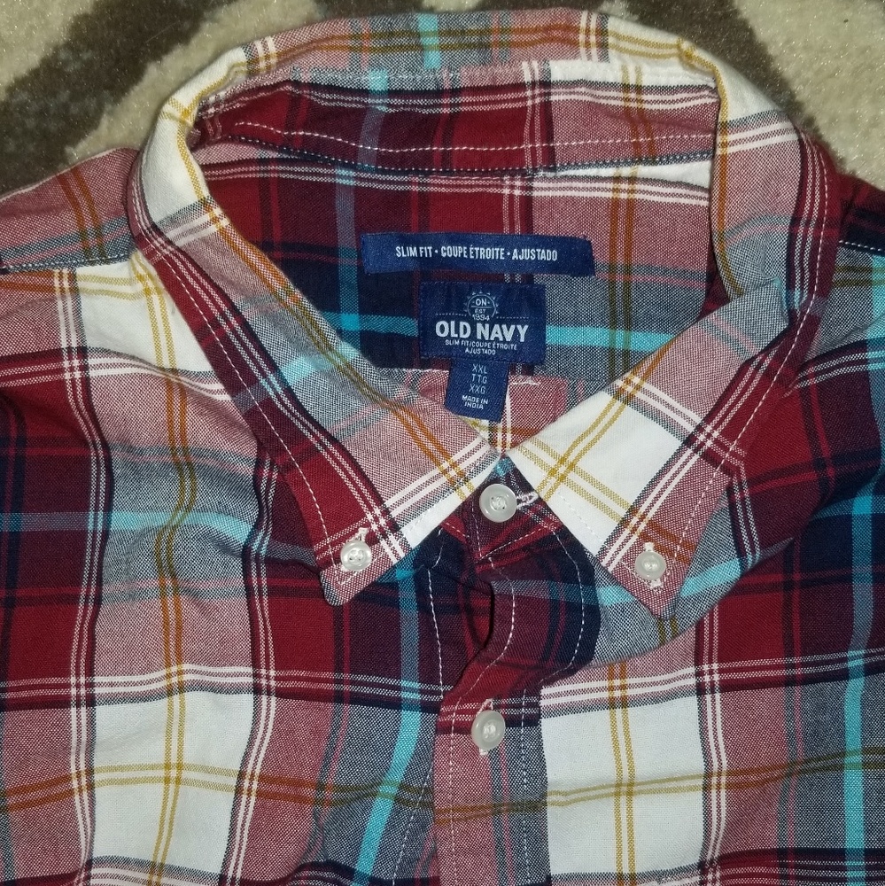 Old Navy Mens Flannel - Picture 2 of 3